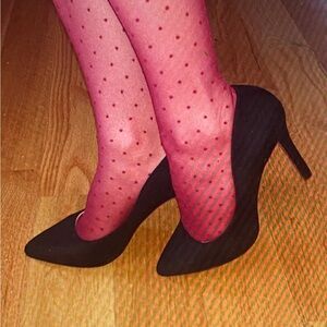 ABOUND Black Suede High Heels